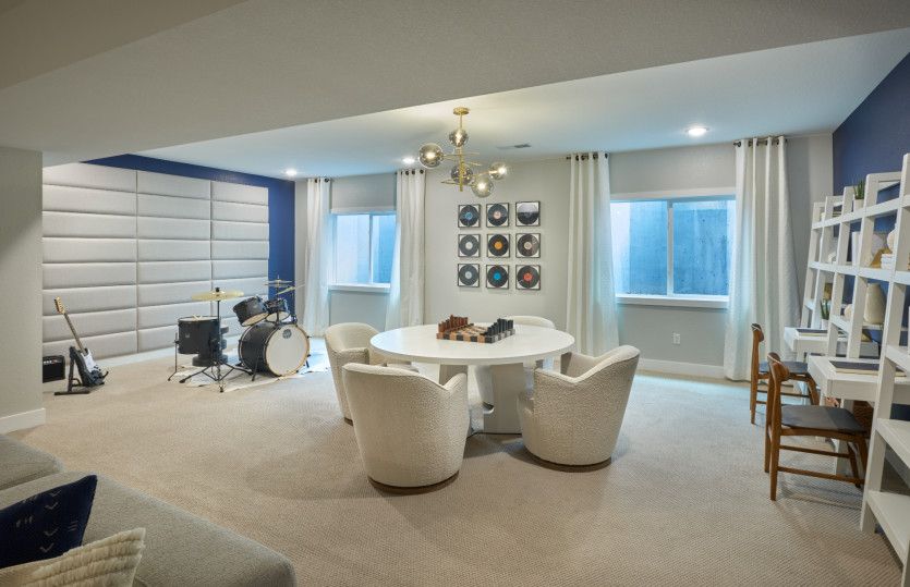 The finished basement option adds tons of living space for you and your family to enjoy.