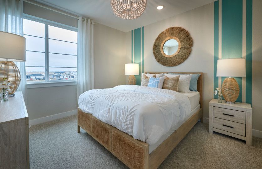 Bedroom two is a blank slate that you can tailor to meet your family's needs.