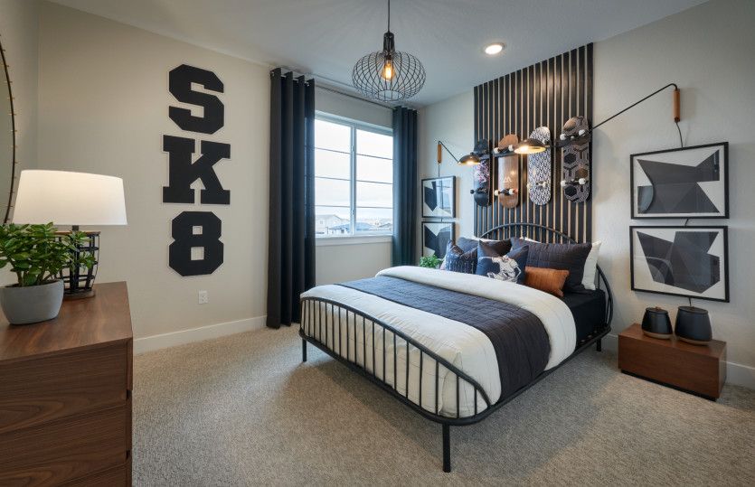 Bedroom three is a blank slate that you can tailor to meet your family's needs.