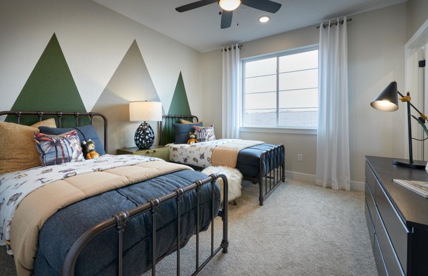 Bedroom four is a blank slate that you can tailor to meet your family's needs.