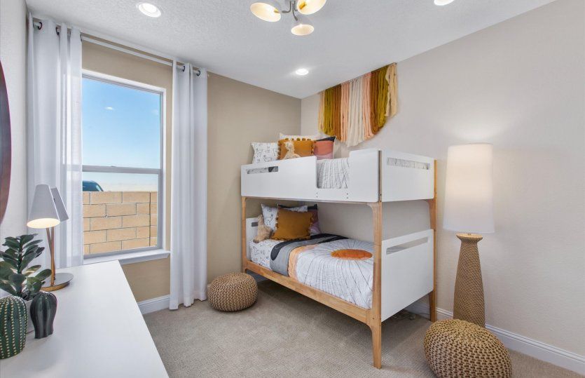 Bedroom 2 is perfectly suited for a children's bedroom.