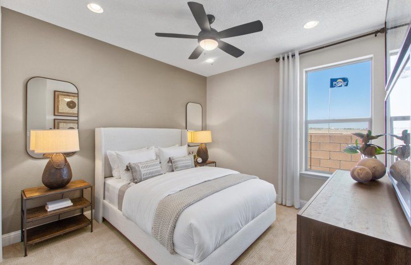 Bedroom 3 is perfectly suited to host overnight guests.