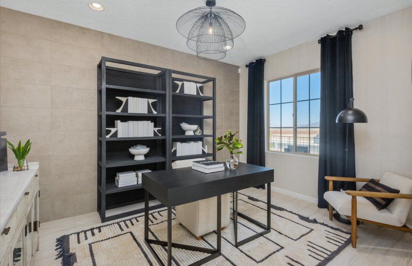 This space can be utilized as a home office, reading room, and more!