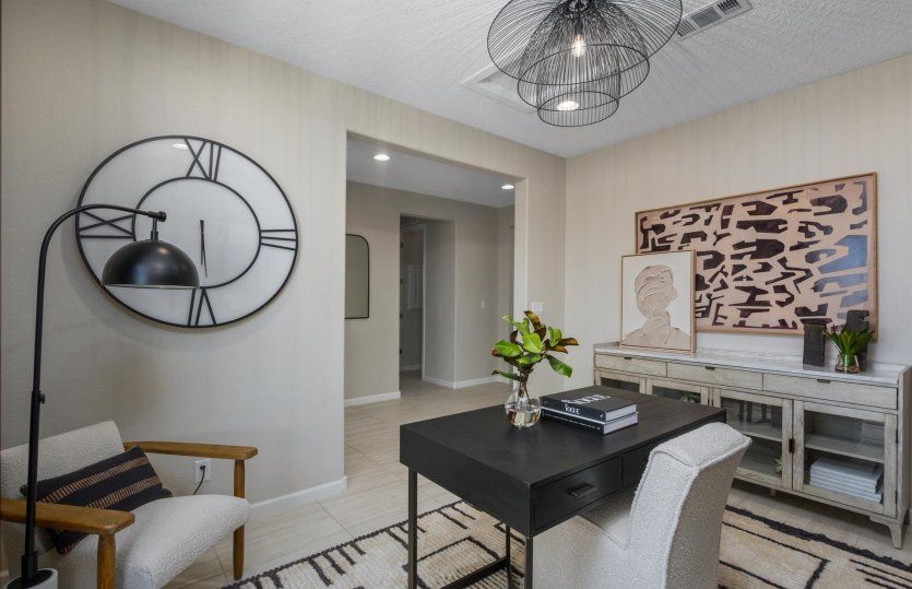 The open concept makes this space functional and versatile.