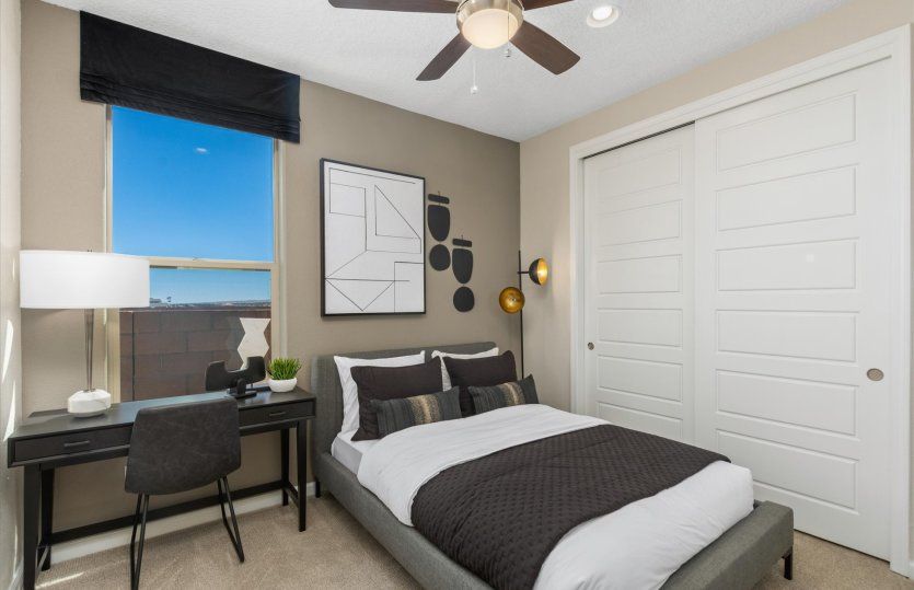 Downstairs, you'll find an optional bedroom perfect for housing overnight guests.