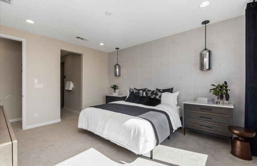 Enjoy ample space with a private bath and walk-in closet.