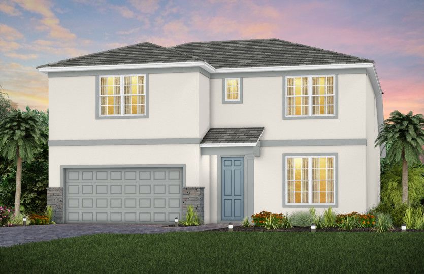 Whitestone Exterior FM1 with stone