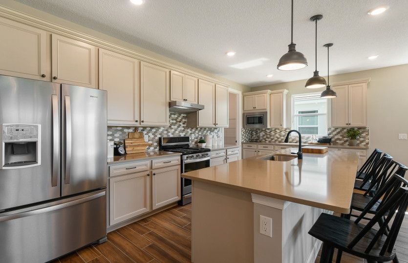Kitchen with Large Center Island