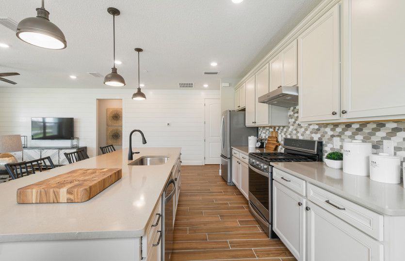 Kitchen with Large Center Island