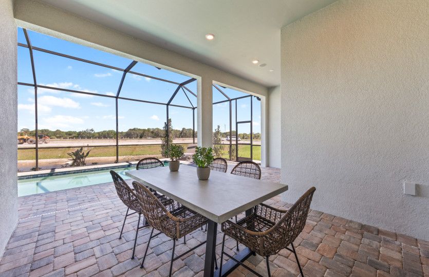 Optional Extended Covered Lanai