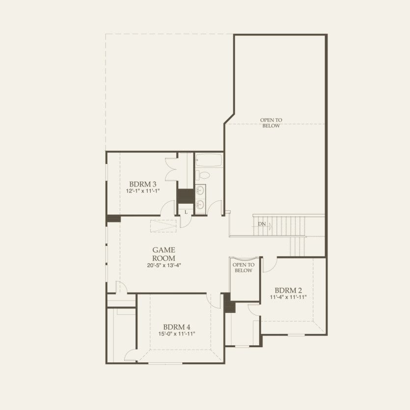 Second Floor 4 br / 2.5 ba