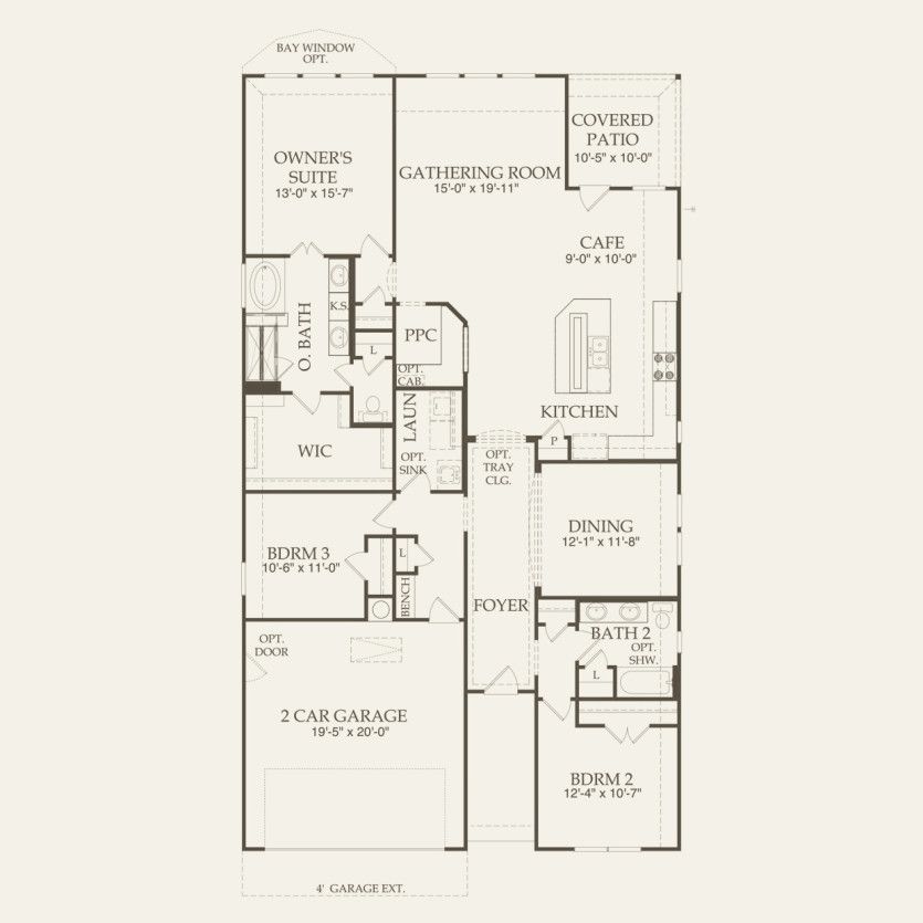 First Floor 3 br / 2 ba