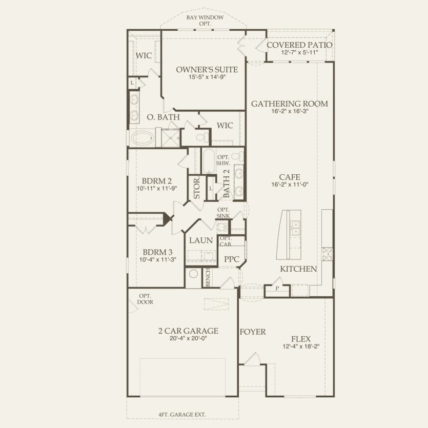 First Floor 3 br / 2 ba