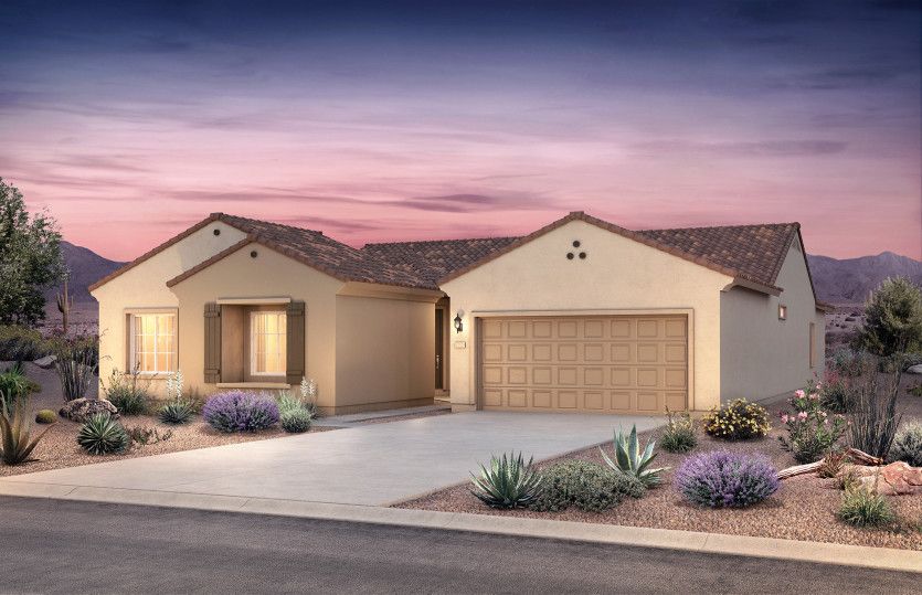 Butte Plan at Parkside at Anthem at Merrill Ranch in Florence, AZ by