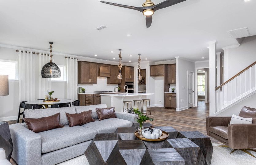 The Living Area and Kitchen Are Perfectly Spacious and Open