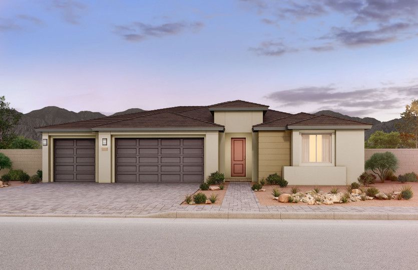 Exterior B with Oversized Garage