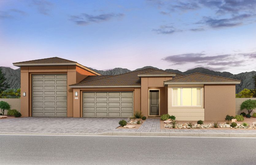 Elevation B with RV Garage