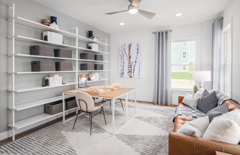First Floor Flex Space is Perfect for Entertaining or a Home Office