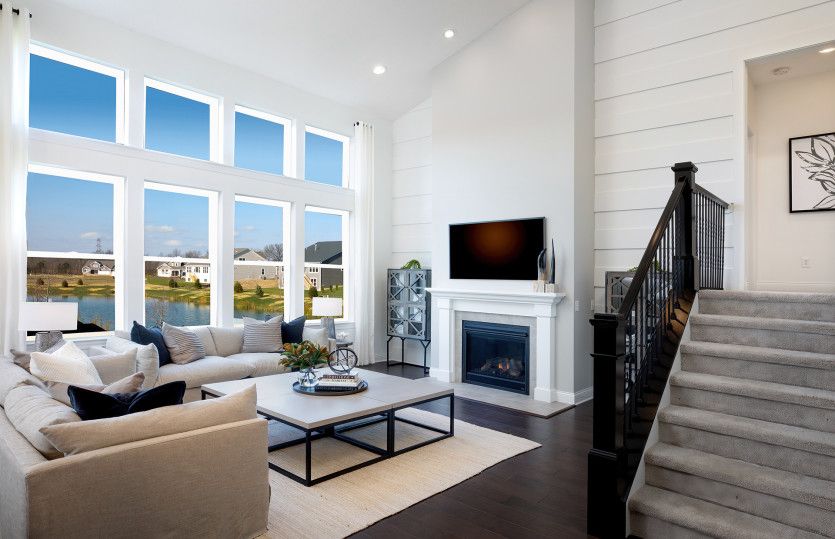 Gathering Room with Fireplace