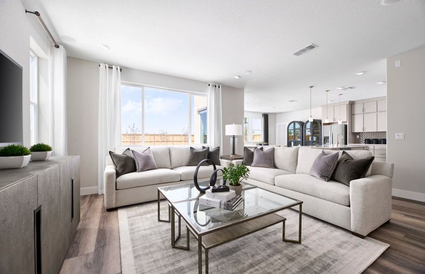 Naturally illuminated gathering room