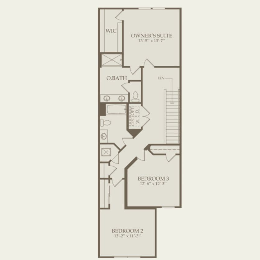 Second Floor 3 br / 2.5 ba
