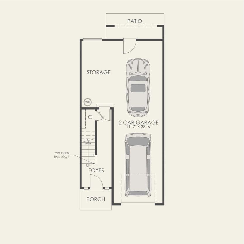 First Floor 2 br / 2.5 ba