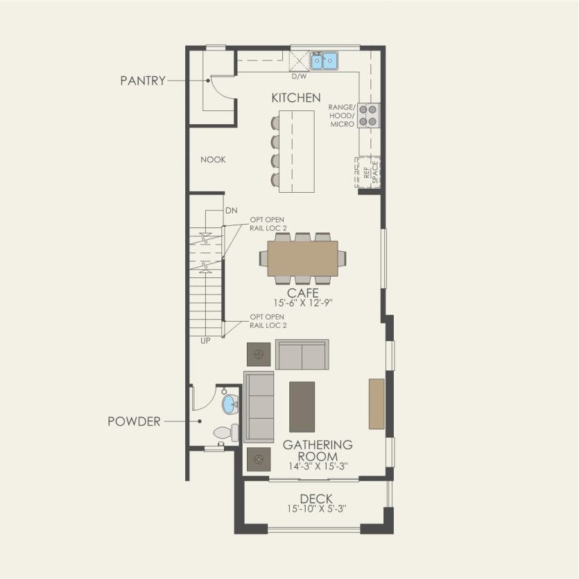 Second Floor 4 br / 3.5 ba