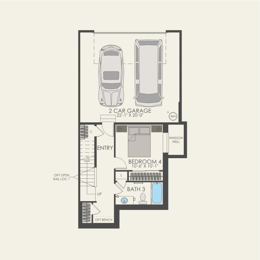 First Floor 4 br / 3.5 ba