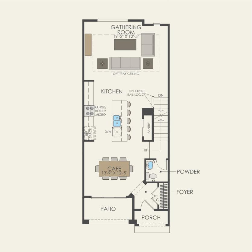 Second Floor 2 br / 2.5 ba