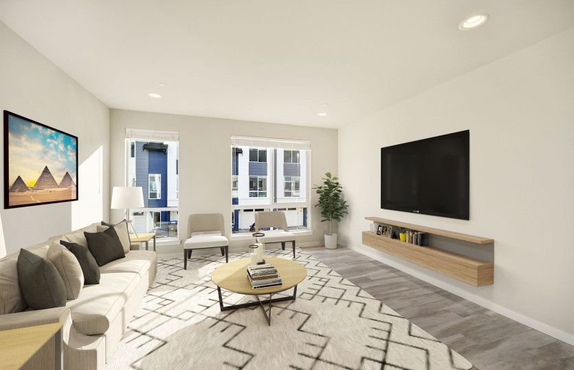 Light-filled gathering room
