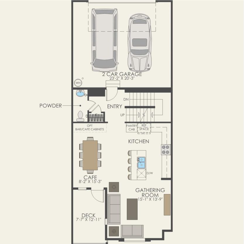 Second Floor 2 br / 3.5 ba
