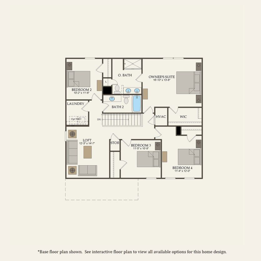 Second Floor 4 br / 2.5 ba