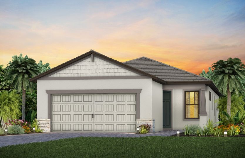 Exterior C1 with optional stone