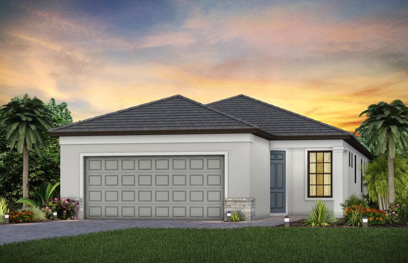Exterior FM1 with optional stone