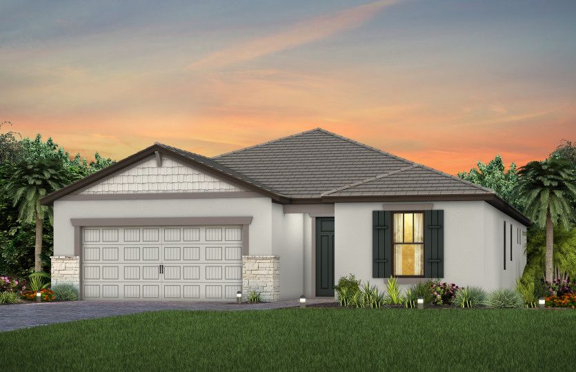 Exterior C1 with optional stone