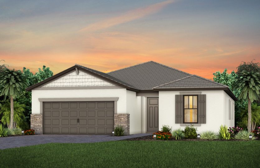 Exterior C1 with optional stone