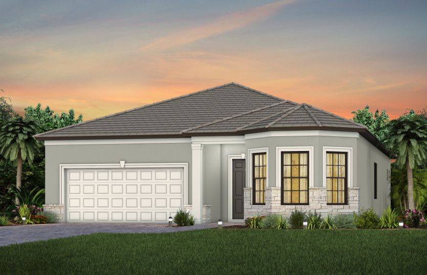 Exterior FM2 with optional stone