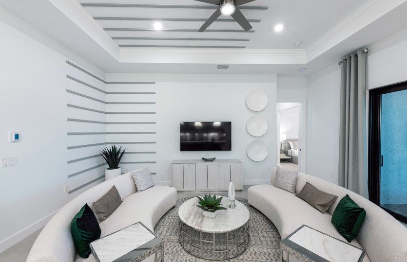 Spacious gathering room