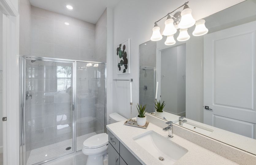 Secondary bathroom with optional shower