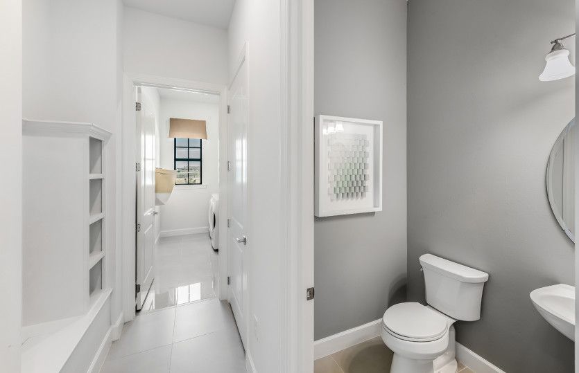 Powder bath, perfect for guests