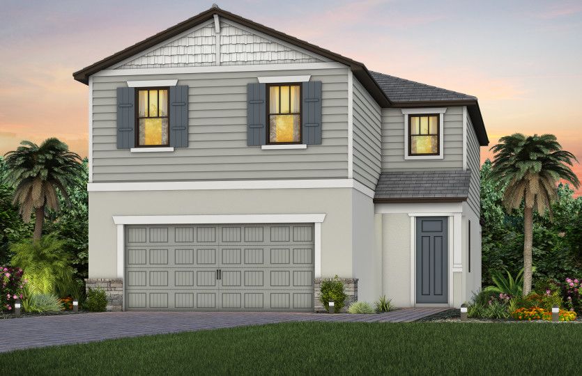 Exterior C1 with optional stone