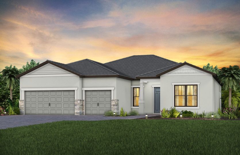 Exterior C1 with optional stone