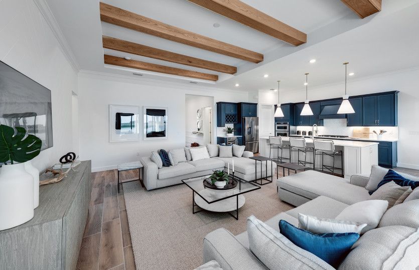 Gathering room with ample space to entertain