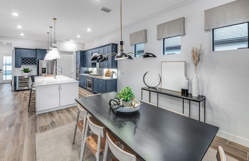 Café dining conveniently located off kitchen