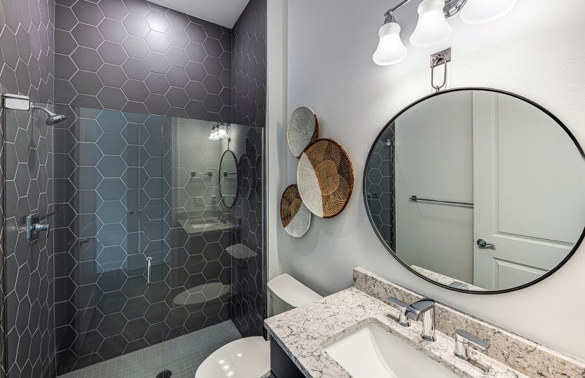 Secondary bathroom with optional shower