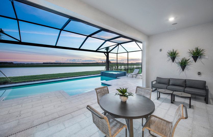 Covered outdoor living space