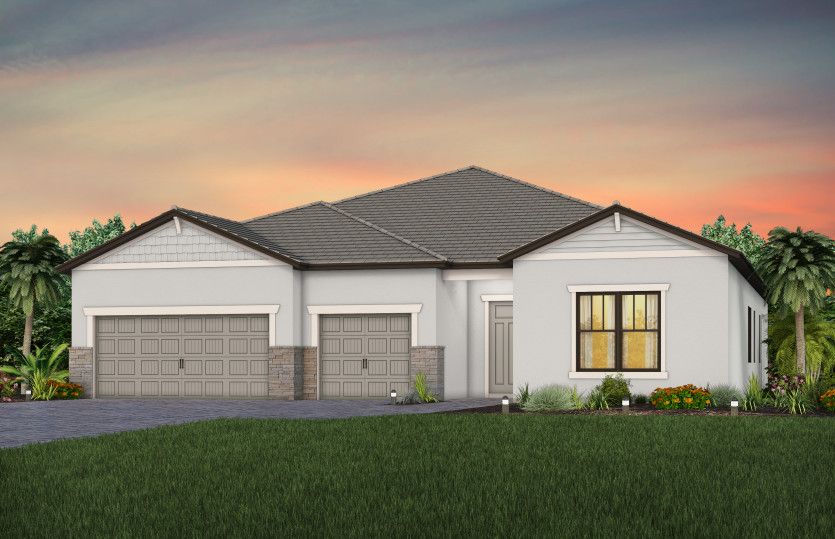 Exterior C1 with optional stone