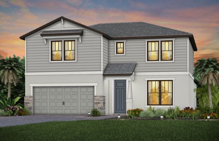 Exterior C1 with optional stone