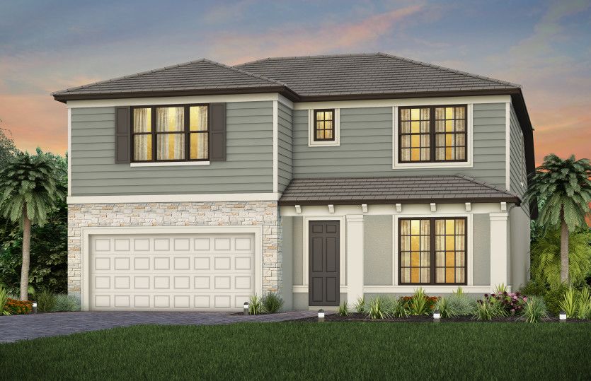 Exterior FM2 with optional stone