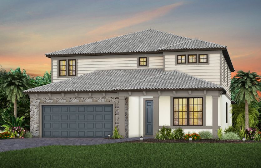 Exterior FM2 with optional stone